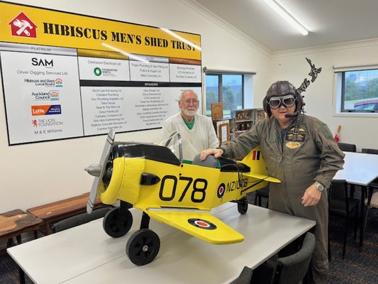 Restored pedal plane (Harvard 1078) for NZ Warbirds