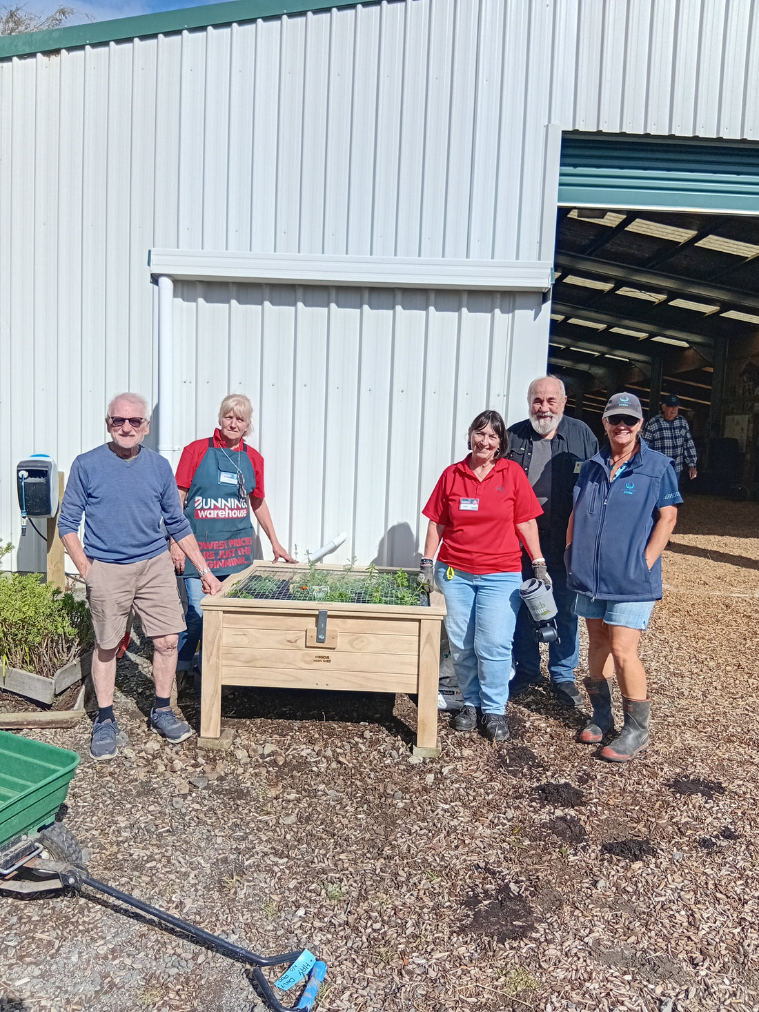 Herb Planter Boxes for the horses of the North Shore Riding for the Disabled